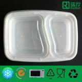 Divided Clear Microwave Safe Plastic Storage Box 1000ml